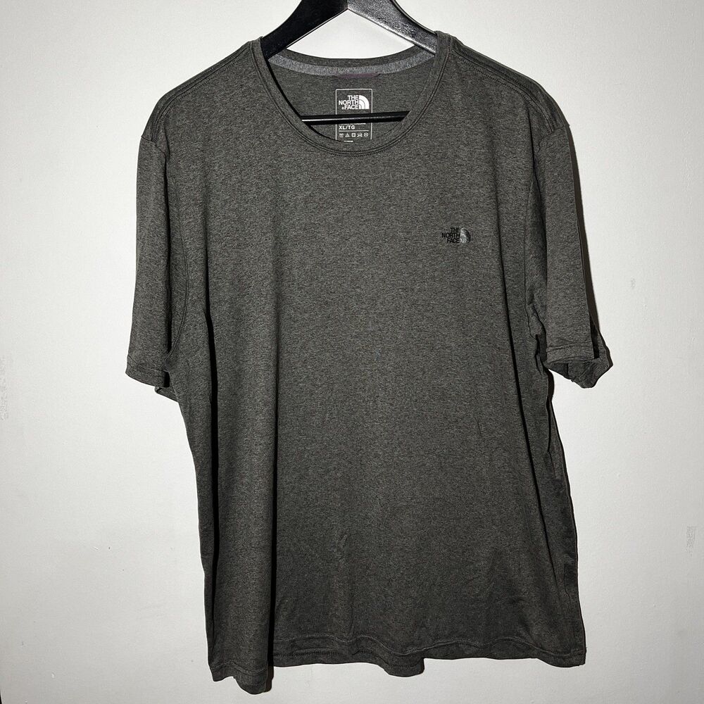 The North Face Mens XL  Green Polyester Standard Fit T Shirt Workout
